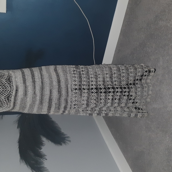 Shades of Grey Crochet Dress - Picture 3 of 8